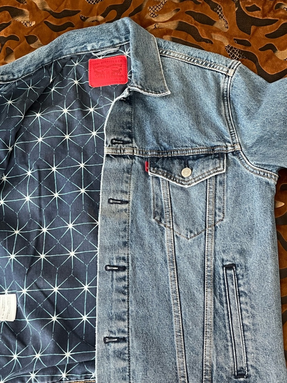 Levi's Light Blue Denim Trucker Jacket size M